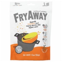 FryAway Deep Fry Waste Cooking Oil Solidifier Powder, Plant-Based Oil Disposal, 2ct