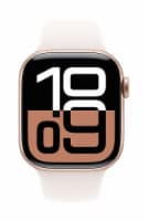Apple Watch Series 10 GPS 42mm Rose Gold Aluminum Case with Light Blush Sport Band - M/L Perspective: Main