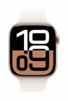 Apple Watch Series 10 46mm Rose Gold Aluminum Case with Light Blush Sport Band Perspective: Main
