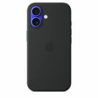Apple iPhone 16 Silicone Case with MagSafe- Black Perspective: Main