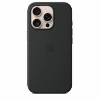 Apple iPhone 16 Pro Silicone Case with MagSafe - Black Perspective: Main