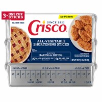 Crisco All-Vegetable Shortening Sticks, 20 oz