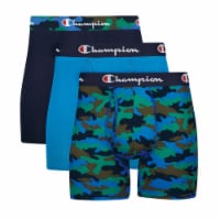 Champion® Polyspan Total Support Boxer Briefs - 3 Pack - Assorted Perspective: Main