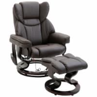 Massage Sofa Recliner Chair with Footrest 10 Vibration Point Faux PU Leather