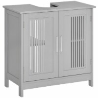 Bathroom Under Sink Cabinet Vanity Unit w/ Adjustable Storage Shelves,  White, 1 Unit - Kroger