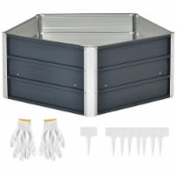 40'' Raised Garden Beds for Vegetables Large Metal Planter Box for Flower, Herbs