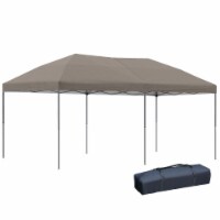 20' x 10' Pop-Up Tent Canopy Height Adjustable Party Shelter w/ Bag