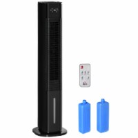 Standing Oscillating Cooling Tower Fan w/3 Speeds, 3 Modes, Timer, Remote, White