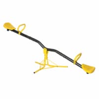 360° Swivel Outdoor/Indoor Kids Spin Seesaw, Playground Teeter Totter, Backyard