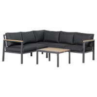 5 Seat, Sectional Sofa Set, Coffee Table, 2 Loveseat, 1 Corner, Patio Outdoor
