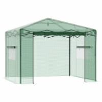 Greenhouse 10' x 10' Popup Hot House, Tropical Plants, Flowers, Vegetables