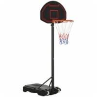 Portable Basketball Hoop Stand Height-Adjustable Basketball System with Wheels