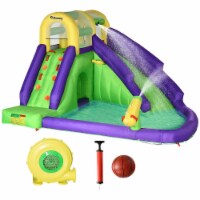 Kids Inflatable Water Slide Bounce Jumping Castle with Inflator Bag Patches