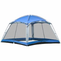 8 Person Double Layer Camping Tent Screen House Room w/ Carry Bag, Easy Setup