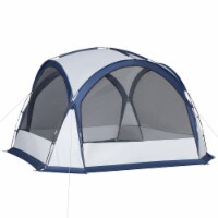 Large Screen Tent or Camping Canopy, Breathable Tent, 6-8 Person White
