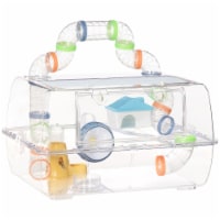 Plastic hamster cage with tubes hotsell