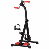 Portable Exercise Bike for Home w/ Muscle-Loosening Massagers, Cardio Equipment