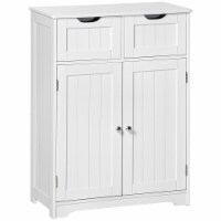 Bathroom Under Sink Cabinet Vanity Unit w/ Adjustable Storage Shelves,  White, 1 Unit - Kroger