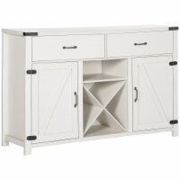 Wooden Sideboard, Buffet w/ Wine Rack, Storage Cabinet for Living Room, Hallway