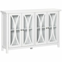 Modern Kitchen Sideboard Buffet Cabinet w/ Doors for Living Room White