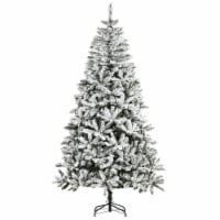 Artificial Christmas Tree 7.5' Indoor Realistic Holiday Decoration w/ Pine Shape