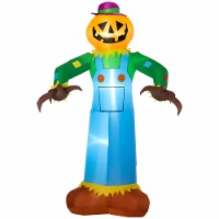 6ft Inflatable Halloween Scarecrow Blow-Up Outdoor Display with Light for Party