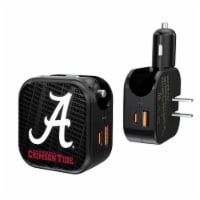 Keyscaper Alabama Crimson Tide Blackletter 2 in 1 USB A/C Charger