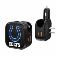 Keyscaper Indianapolis Colts Blackletter 2 in 1 USB A/C Charger