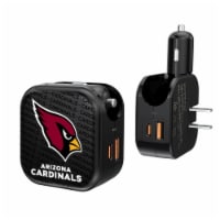 Keyscaper Arizona Cardinals Blackletter 2 in 1 USB A/C Charger