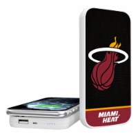 Keyscaper Miami Heat Solid Wordmark 5000mAh Portable Wireless Charger