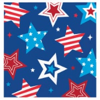 Creative Converting Patriotic Proud Paper Lunch Napkins Perspective: Main