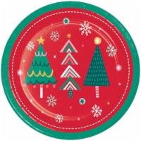 Party Creations Joyful Trees Dinner Plates Perspective: Main