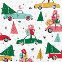 Party Creations Christmas Cars Napkins Perspective: Main