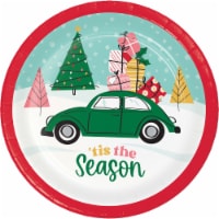 Party Creations Christmas Cars Plates Perspective: Main