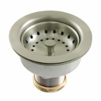 Kingston Brass K112BN Tacoma Snap-N-Tite Sink Basket Strainer, Brushed Nickel