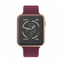 iTouch Air 4 Smartwatch Jillian Michaels: Roseg/Burgundy Case