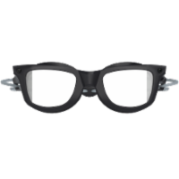 Speedo Junior Seasider Mirror 334 Goggles - Black Perspective: Main