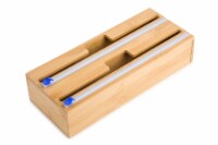 Core Kitchen Bamboo Foil and Plastic Wrap Organizer Perspective: Main