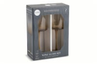 Core Home Ombre Wine Glasses - Grey Perspective: Main