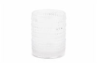 Core Home Old Fashioned Bubble Drinking Glass Perspective: Main