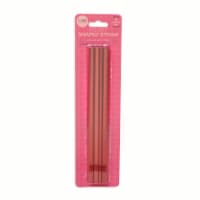 Core Home Valentine's Day Stainless Steel Heart Shaped Straws Perspective: Main