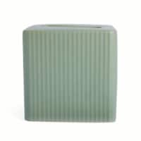 Core Home Ceramic Tissue Box Cover - Green Perspective: Main