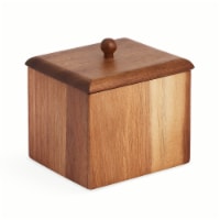 Home Core Acacia Wood Canister Perspective: Main