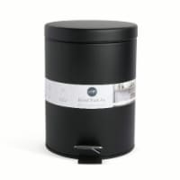 Come™Home Round Stainless Steel Trash Can - Black Perspective: Main