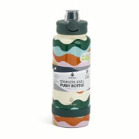 Manna™ Push™ Bottle - Dark Green Perspective: Main
