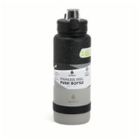 Manna™ Push Bottle 40 oz Black Color Block Perspective: Main