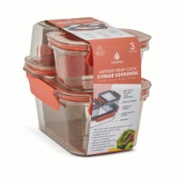 Manna™ Glitter Food Storage Set - Apricot Perspective: Main