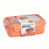 Manna Three-Section Bento Box - Apricot Perspective: Main
