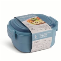 Core Home Manna Salad Bento Box - Light Blue Perspective: Main
