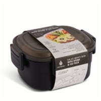 Core Home Manna Salad Bento Box - Black Perspective: Main